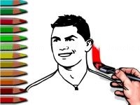 Jeu mobile Ronaldo coloring book