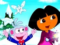 Jeu mobile Dora find 5 differences