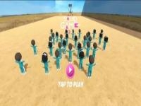 Jeu mobile Squid games 3d