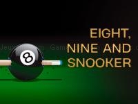 Jeu mobile Nine, eight and snooker