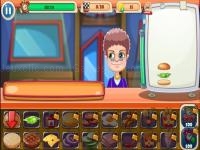 Funny burger shop