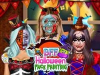 Jeu mobile Bff halloween face painting