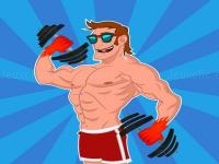 Jeu mobile Muscle race games body run 3d