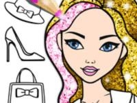 Jeu mobile Fashion coloring glitter