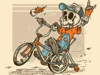 Jeu mobile Halloween bike ride jigsaw