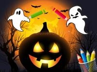 Jeu mobile Scary party coloring
