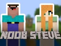 Jeu mobile Noob steve head war