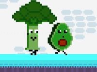 Cat chef vs fruits - 2 player