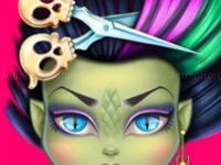 Jeu mobile Monster hair salon: crazy hair game