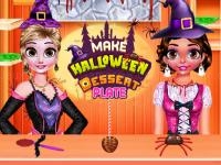 Jeu mobile Make halloween dessert plate
