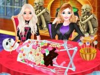 Jeu mobile Girls halloween food cooking
