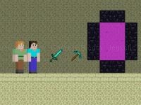 Jeu mobile Steve and alex ender world