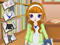 Jeu mobile Library girl dressup