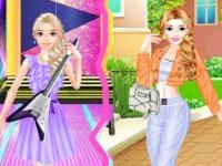Jeu mobile Sisters street style vs stage style