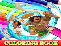 Jeu mobile Coloring book for moana
