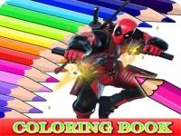 Jeu mobile Coloring book for deadpool