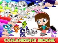 Jeu mobile Coloring book for littlest pet shop
