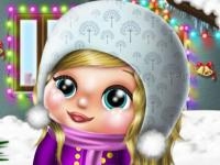 Jeu mobile Baby winter dress up