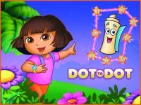 Jeu mobile Dora dot to dot