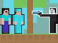 Jeu mobile Noob vs pro help hacker