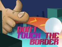 Jeu mobile Do not touch the border