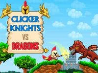 Jeu mobile Clicker knights vs dragons