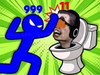 Jeu mobile Stickman hero skibidi tower defense