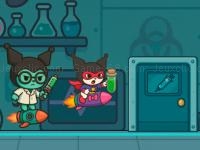 Jeu mobile Kitty kuro lab escape
