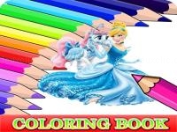 Jeu mobile Coloring book for cinderella