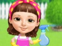 Jeu mobile Sweet baby girl cleanup messy house