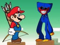 Jeu mobile Mario vs huggy wuggy