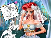 Jeu mobile Coloring book for ariel mermaid