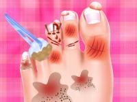 Jeu mobile Baby taylor foot treatment