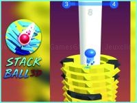 Jeu mobile Stack bounce ball 3d