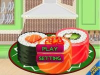 Jeu mobile Sushi roll 3d cool