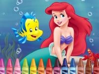 Jeu mobile 4gameground - little mermaid coloring