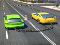 Jeu mobile Chained cars against ramp hulk game