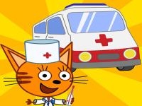 Jeu mobile Kid e cats animal doctor games cat doctor game