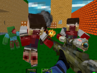 Jeu mobile Blocky combat swat zombie survival 2022