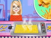 Jeu mobile Potato chips food factory