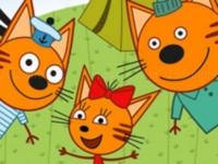 Jeu mobile Picnic with cat family - fun together