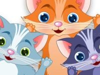 Jeu mobile Kittens match3