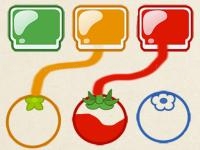 Jeu mobile Pick color paint fruits