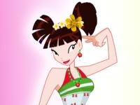 Jeu mobile Winx musa dress up