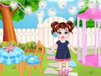 Jeu mobile Baby taylor backyard decorating