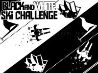 Jeu mobile Black & white ski challenge