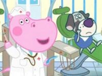 Jeu mobile Hippo dentist - animal dental clinic