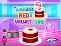Jeu mobile Making red velvet cake