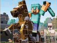 Jeu mobile Minecraft puzzles