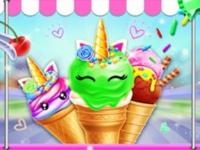 Jeu mobile Unicorn ice cream cone maker